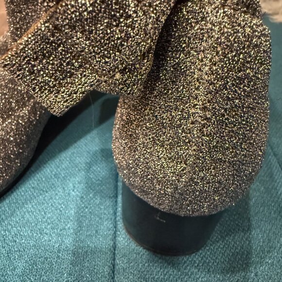 ZARA SLIVER MESH ANKLE BOOTS, Size 9 - Picture 3 of 7